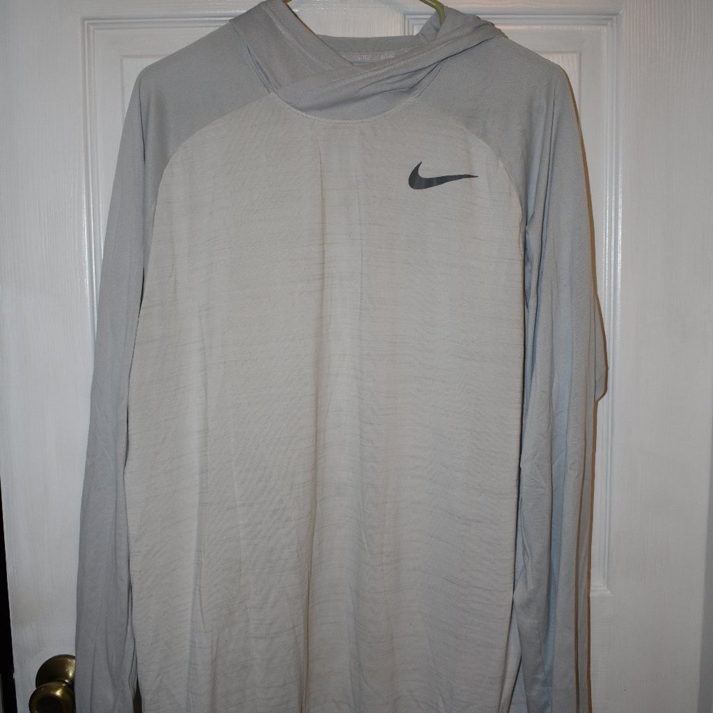 Gray Nike Drifit Long Sleeve